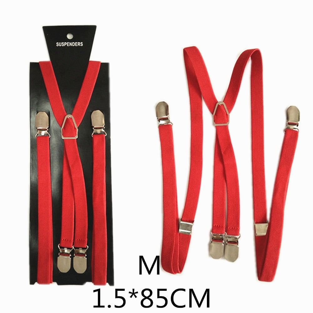 Suspenders (Elastic Adjustable)