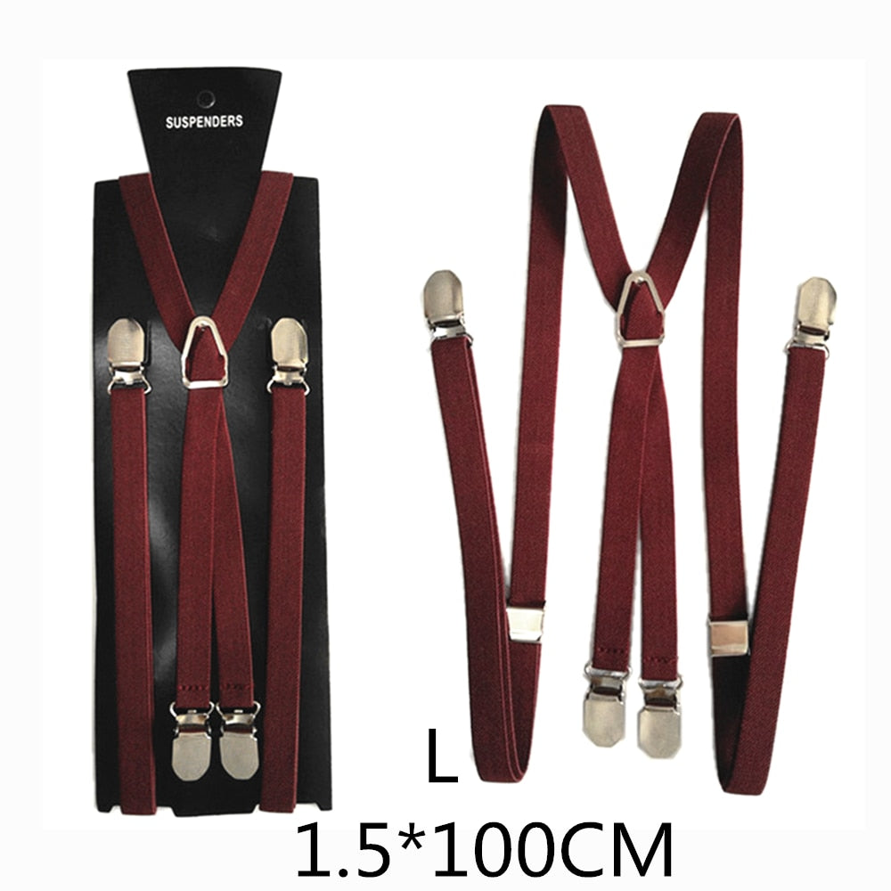 Suspenders (Elastic Adjustable)