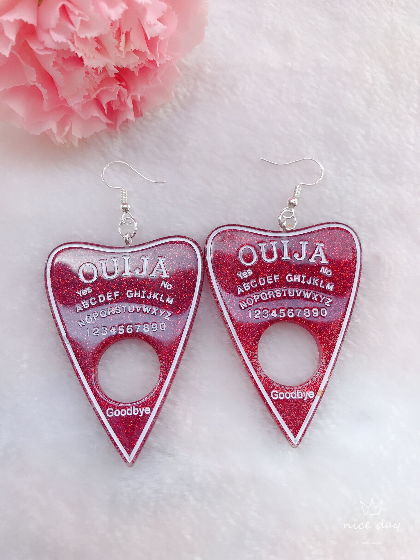 Ouija Board Earings-1 Pair